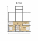 Дом из клееного бруса VZ-408